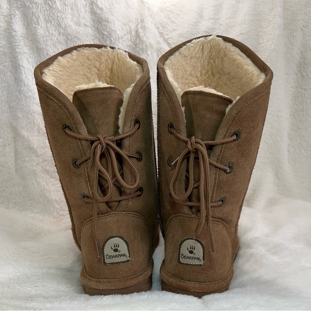 Women’s Brown BearPaw Winter Boots Size 8